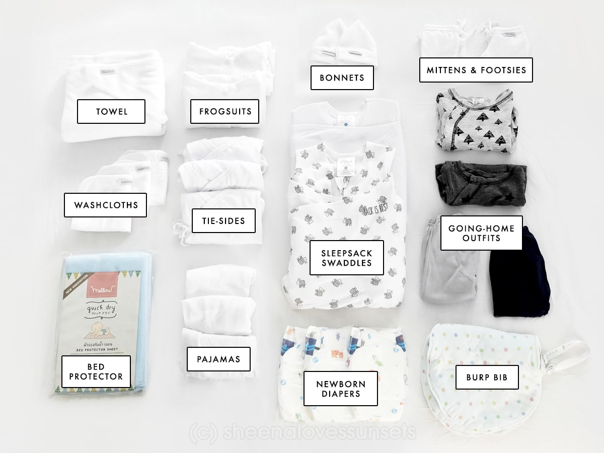 newborn baby hospital bag checklist